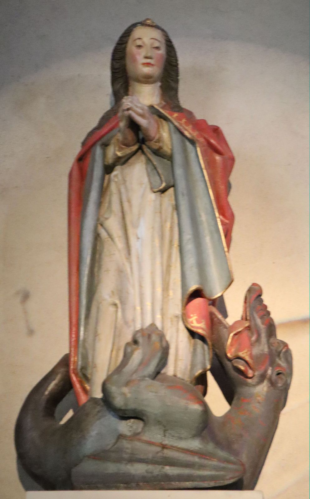 Statue in der Pfarrkirche in Châtillon-sur-Chalaronne