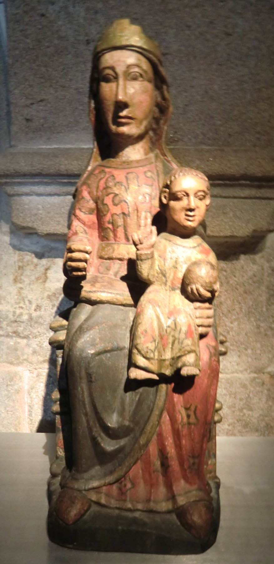 Statue, 13. Jahrhundert, im Museum der Kathedrale in Santiago de Compostela