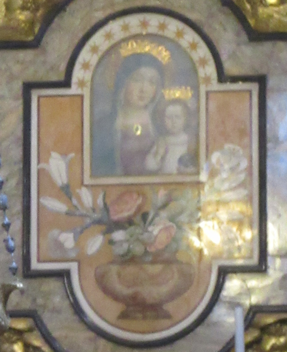 Ikone „Maria von der immerwährenden Hilfe”, 12. Jahrhundert, in der Capella Gregoriana im Petersdom in Rom