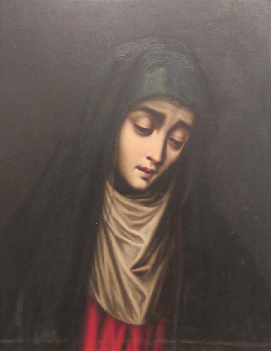 Luis de Morales „El Divino”: die leidende Maria, 16. Jahrhundert, in der Sakristei der Kathedrale in Toledo