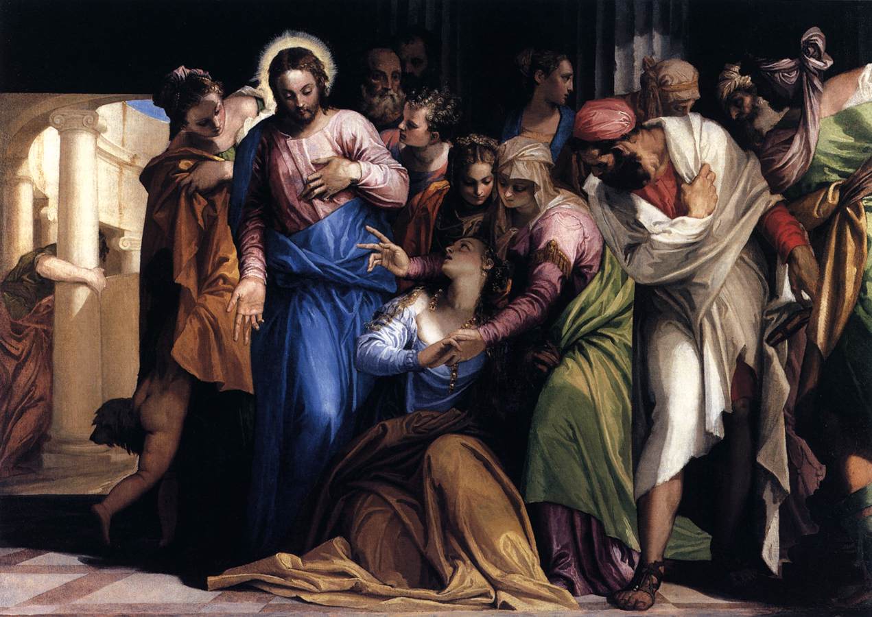 Paolo Veronese: Die Bekehrung der Maria Magdalena, um 1547, in der National Gallery in London