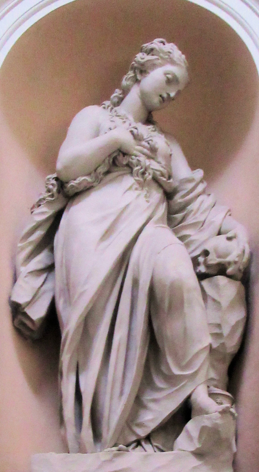 Statue in der Kirche San Bernardo alle Terme in Rom