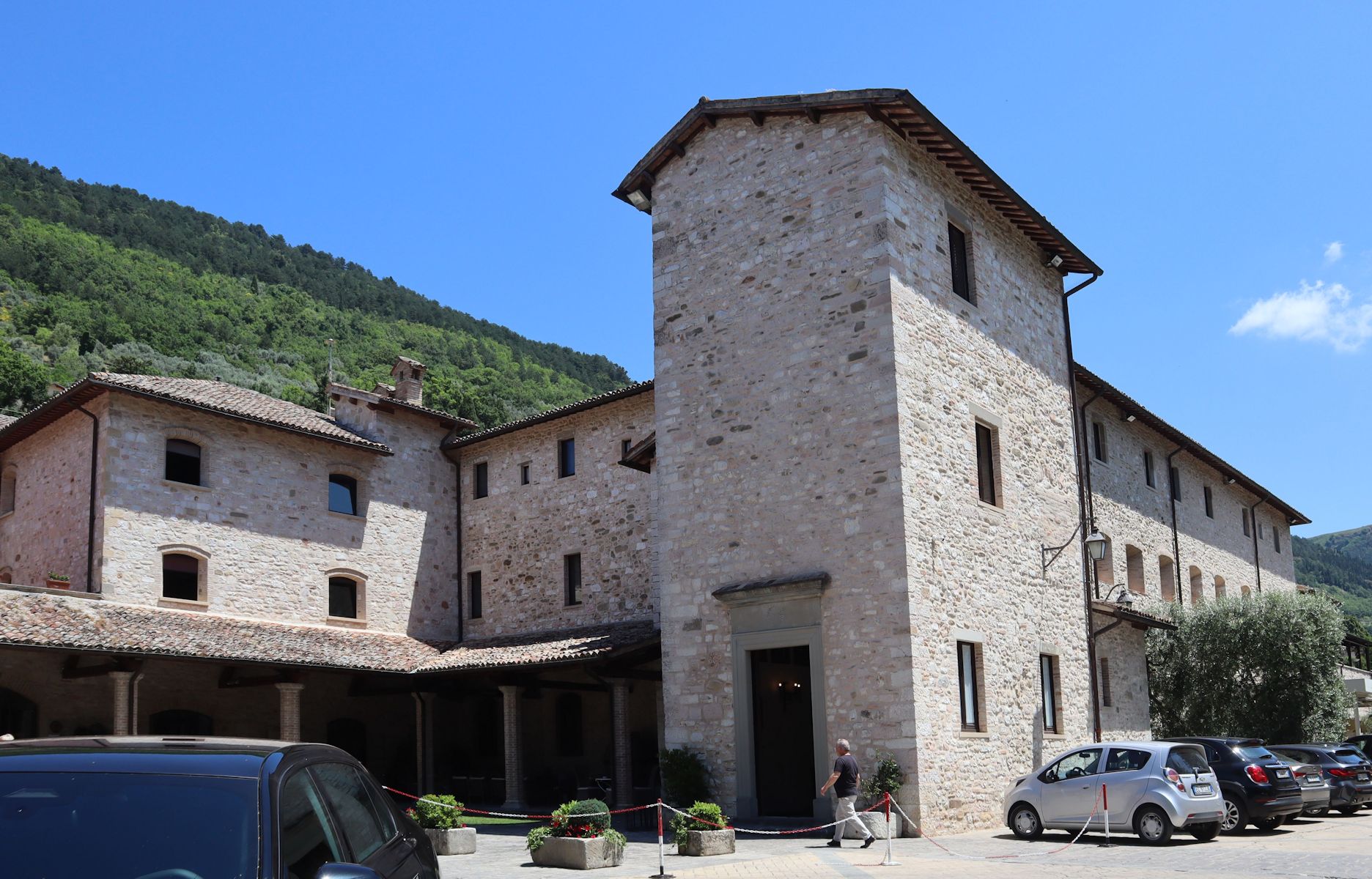 ehemaliges Kapuzinerkloster in Gubbio, heute ein Hotel