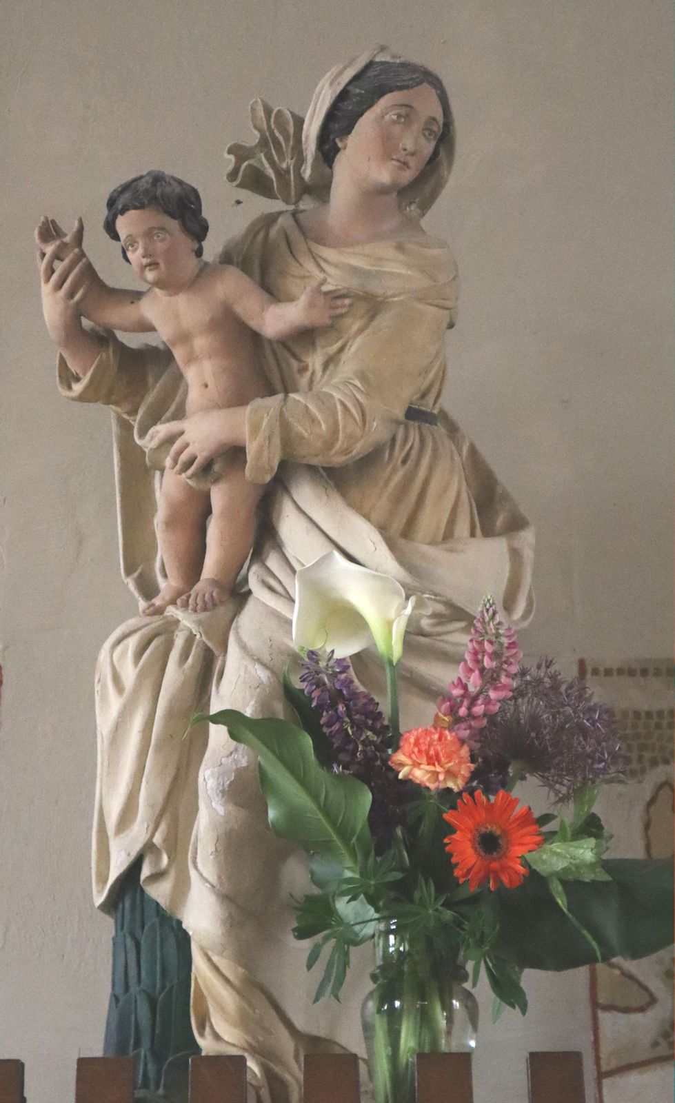 Gnadenstatue, 1682, in der Klosterkirche