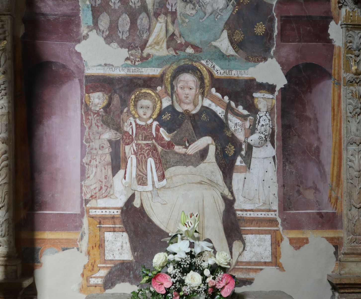 Marienenbild im Sanktuarium della Madonna delle Grazie in Pennabilli