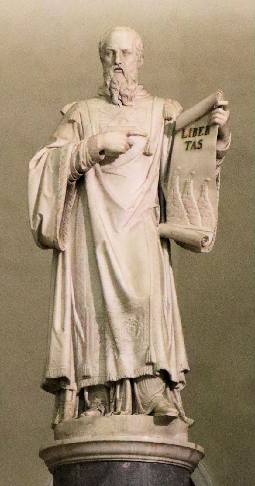 Adamo Tadolini: Statue, um 1850, in der Basilika San Marino in San Marino