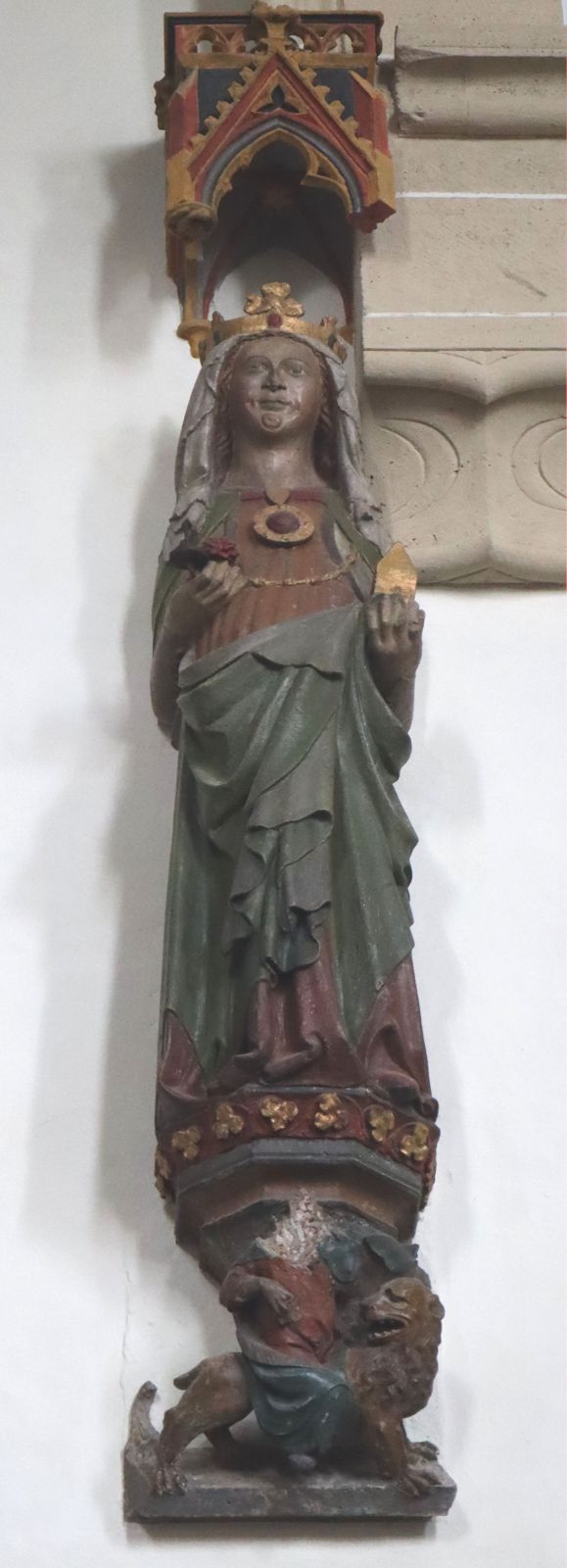 Statue, um 1290, im Dom in Nordhausen