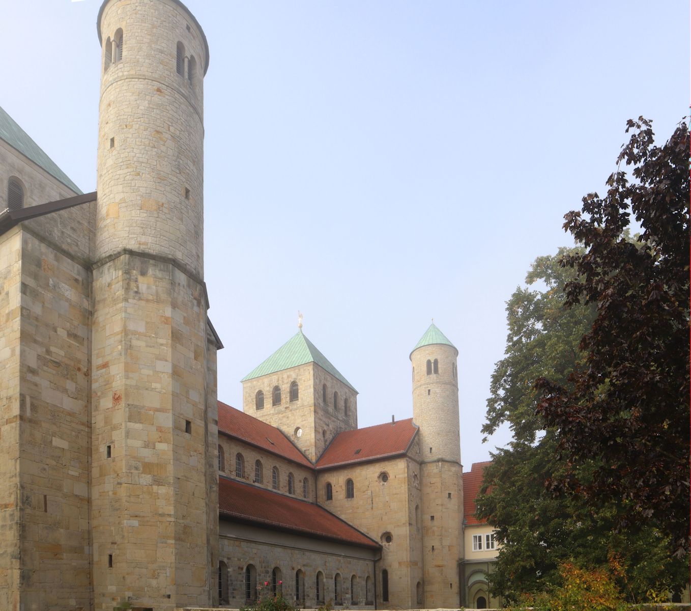 Rückseite der Kirche St. Michaelis in Hildesheim