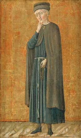 Lorenzo di Pietro, genannt Il Vecchietta: Petrus, um 1445, in der Sakristei der Kirche des ehemaligen Krankenhauses Santa Maria della Scala in Siena