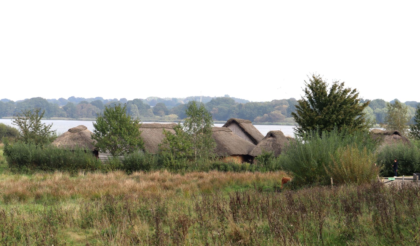 Nachgebaute Häuser im Freilichtmuseum Haithabu bei Busdorf