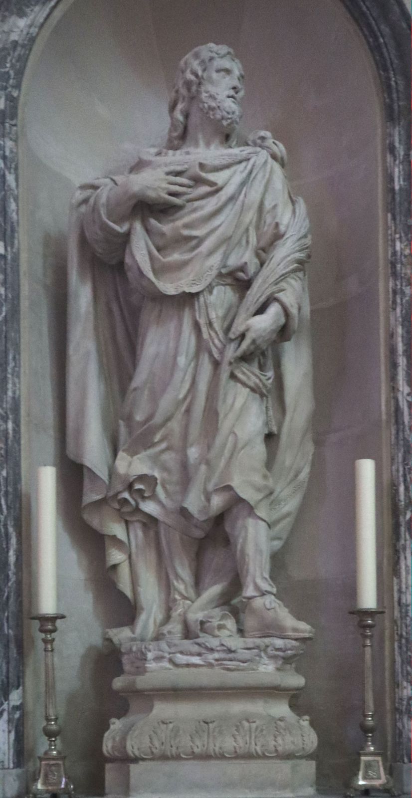 Valerius-Statue in der Kathedrale in Soissons