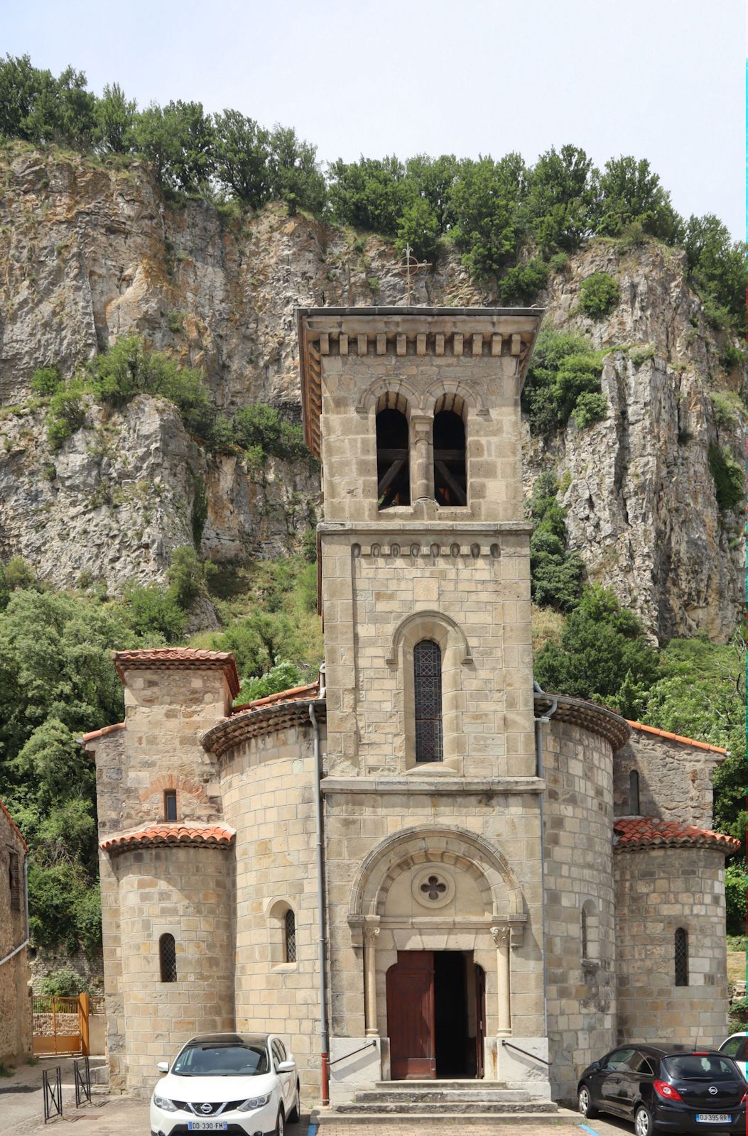 heutige Pfarrkirche in Soyons bei Valence
