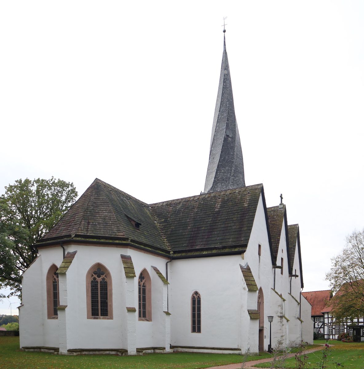 möglicherweise Standort des Klosters Hethis: die Kirche in Heiden